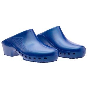 Calzuro Classic Clog in Metallic Blue